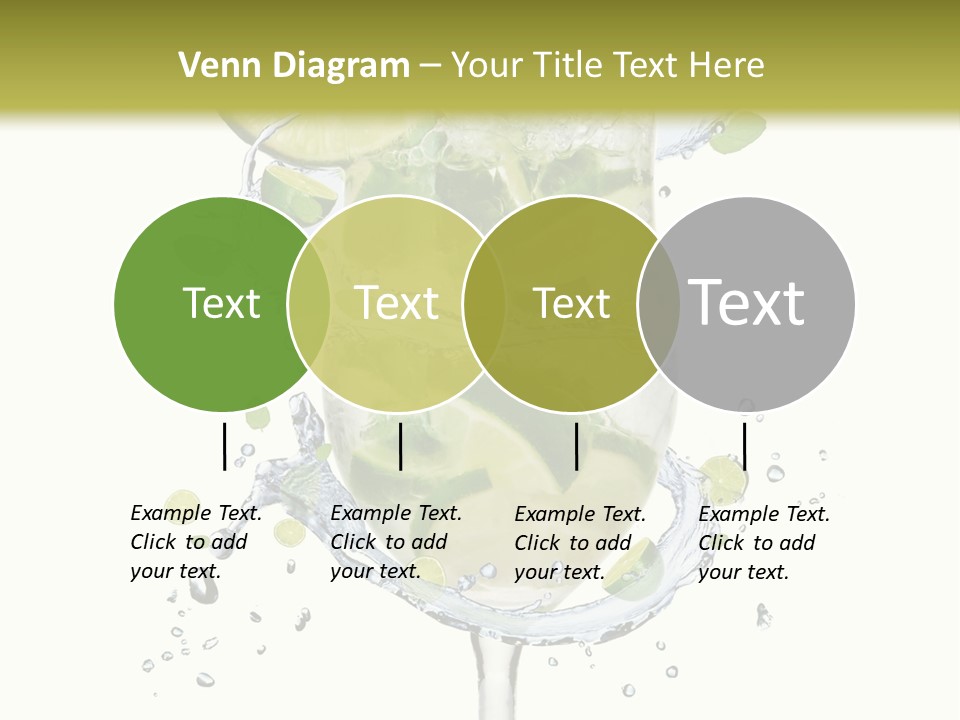 Garnish Ice Splash PowerPoint Template