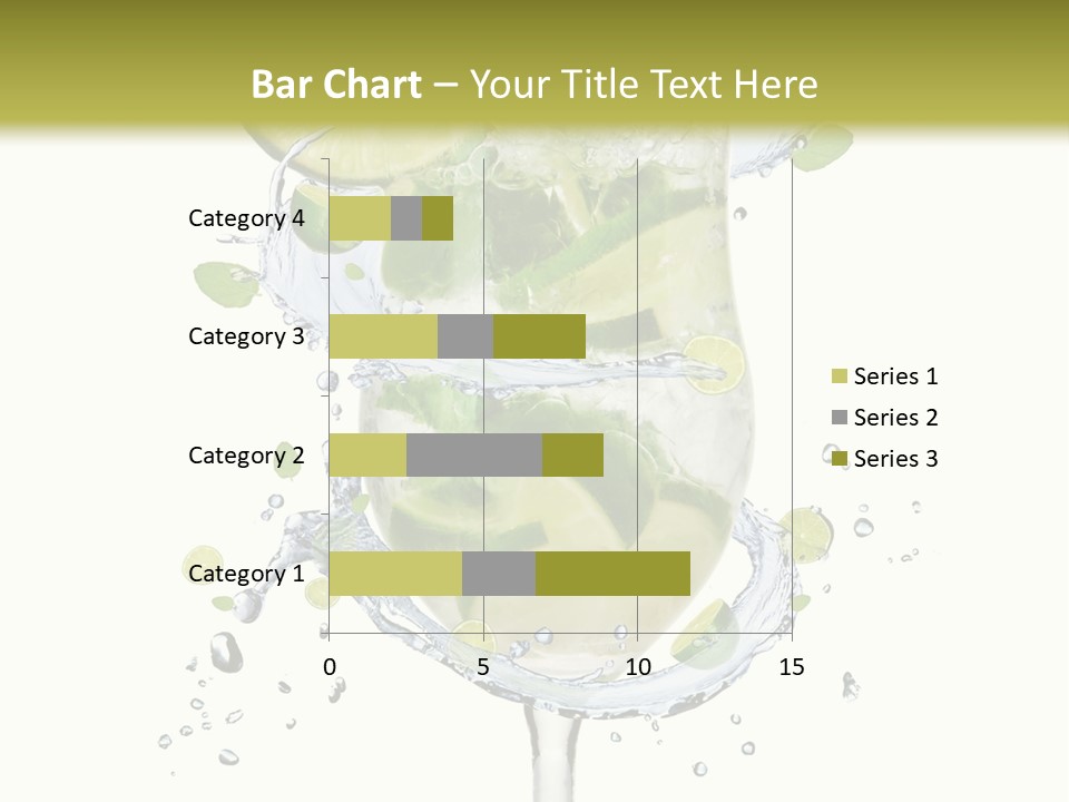 Garnish Ice Splash PowerPoint Template