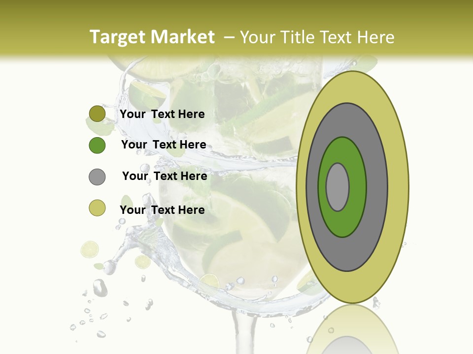 Garnish Ice Splash PowerPoint Template