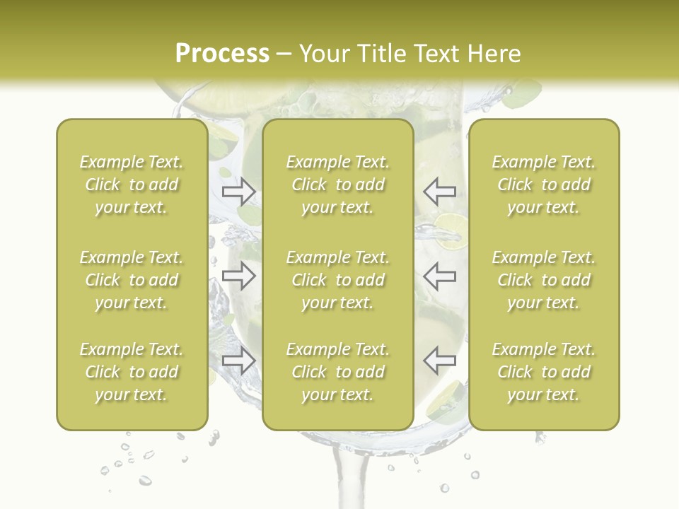 Garnish Ice Splash PowerPoint Template
