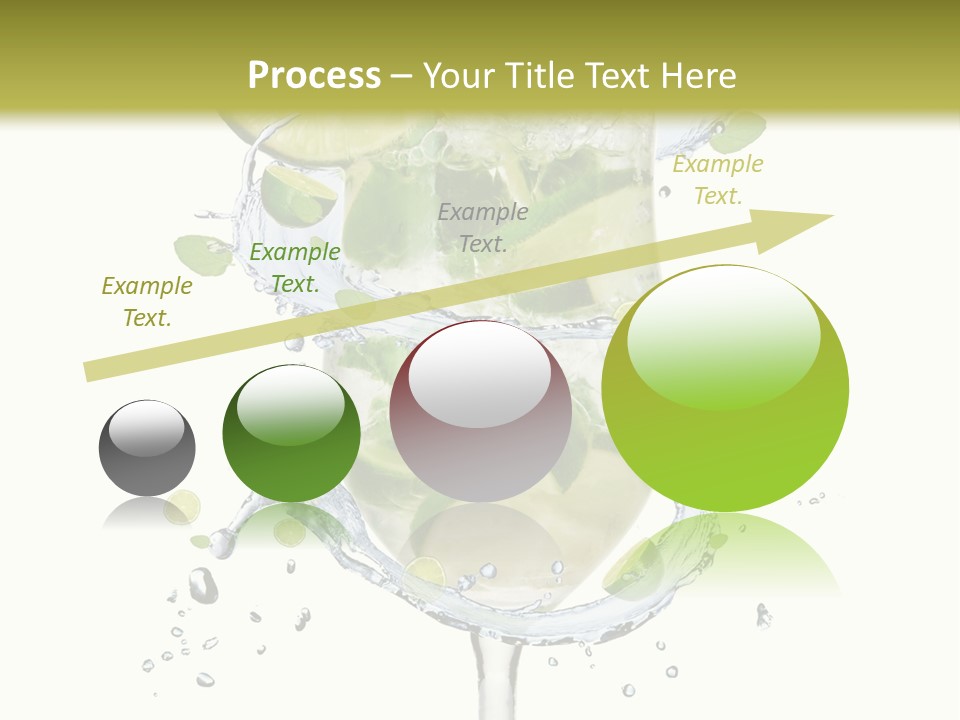 Garnish Ice Splash PowerPoint Template