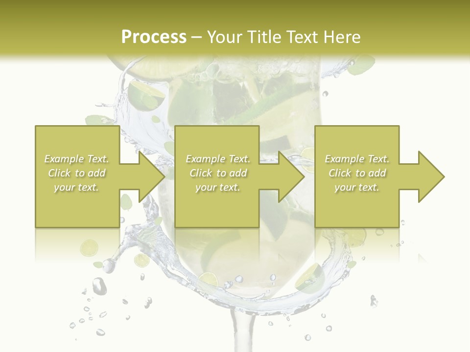 Garnish Ice Splash PowerPoint Template