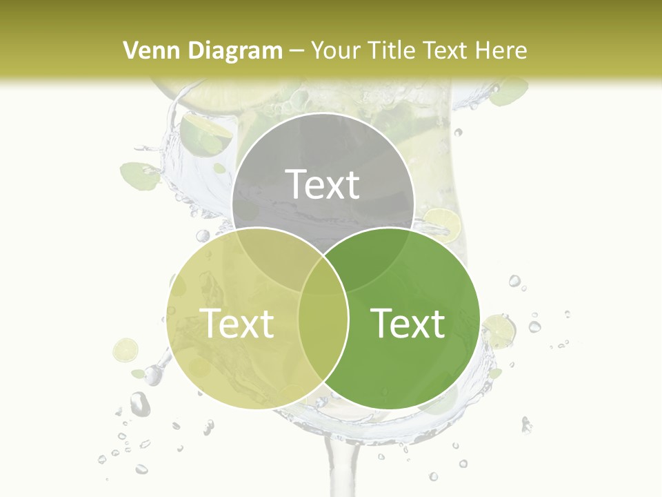 Garnish Ice Splash PowerPoint Template