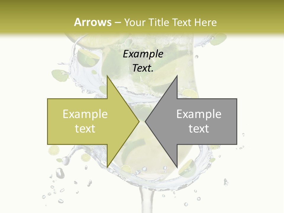 Garnish Ice Splash PowerPoint Template