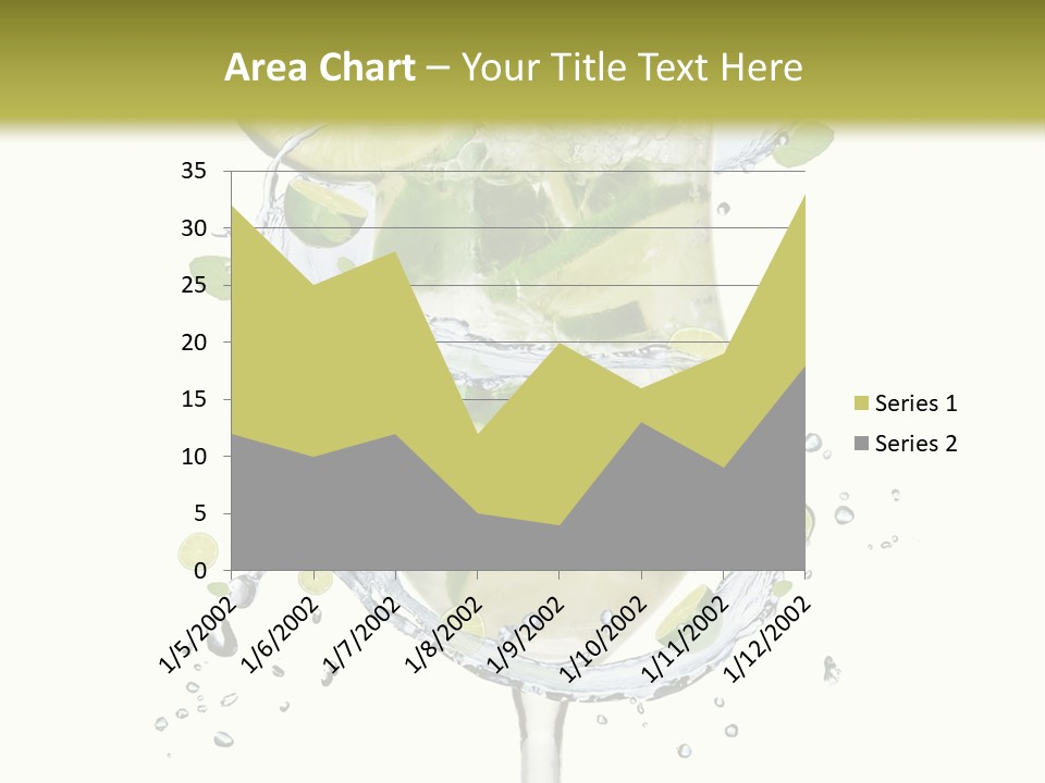 Garnish Ice Splash PowerPoint Template
