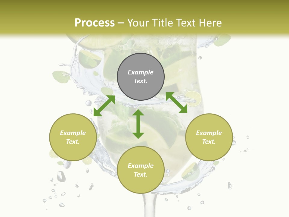 Garnish Ice Splash PowerPoint Template