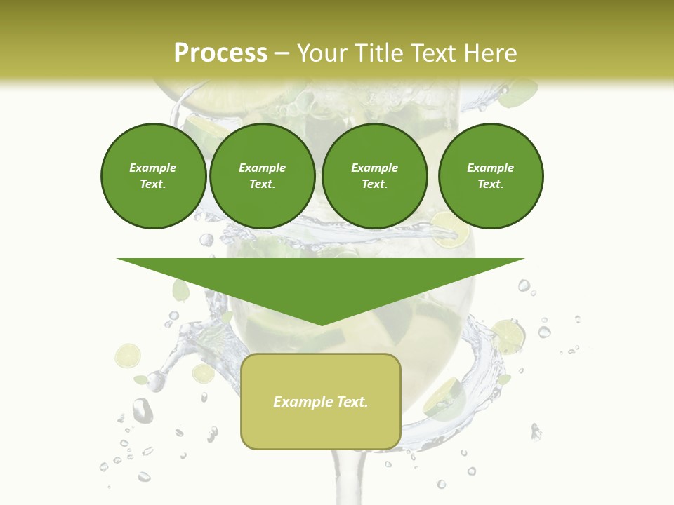 Garnish Ice Splash PowerPoint Template