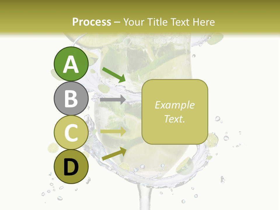 Garnish Ice Splash PowerPoint Template
