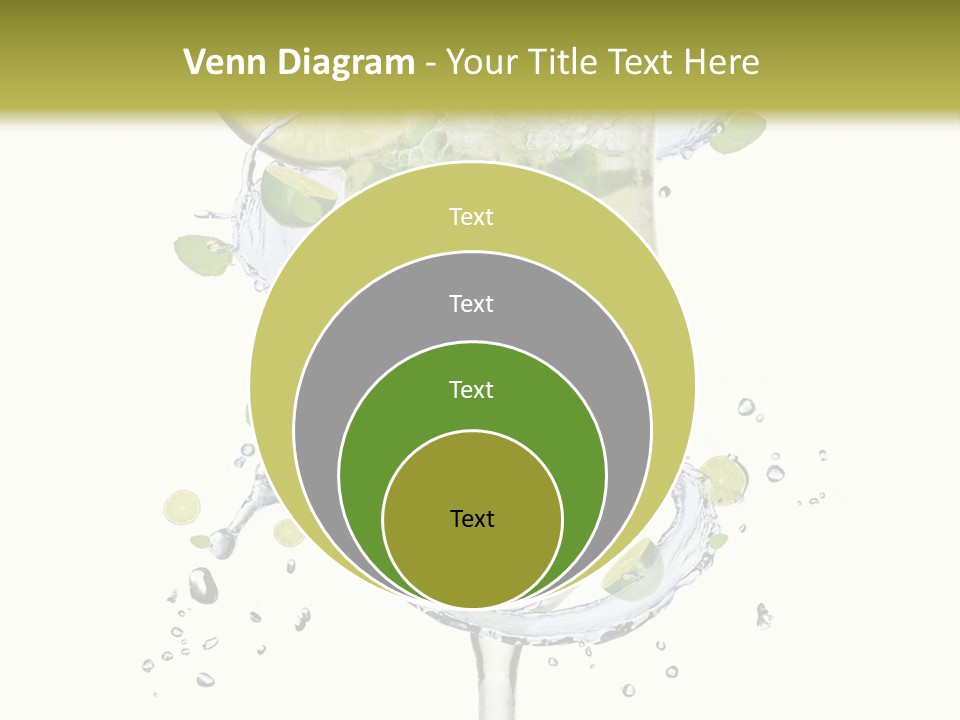 Garnish Ice Splash PowerPoint Template