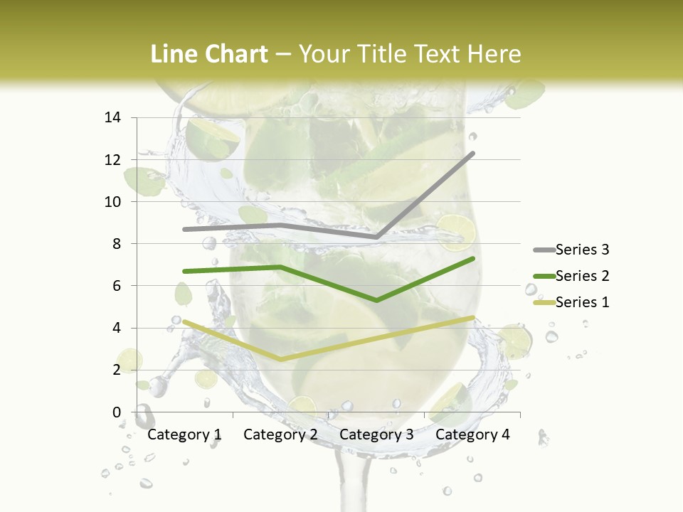 Garnish Ice Splash PowerPoint Template