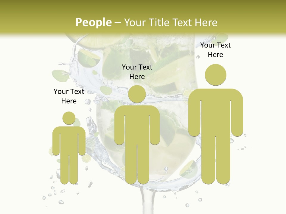 Garnish Ice Splash PowerPoint Template