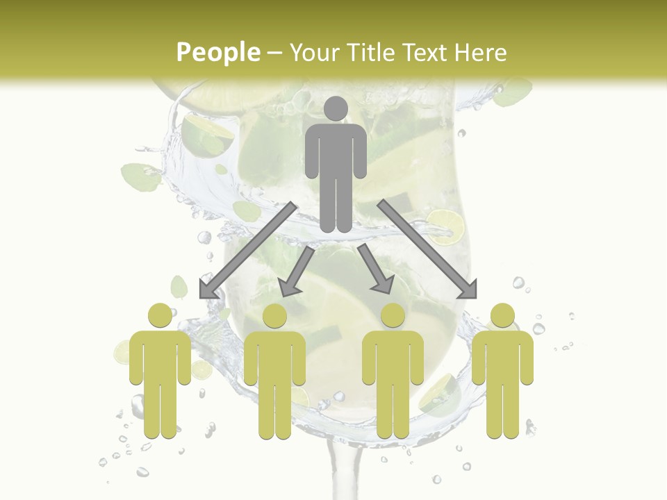 Garnish Ice Splash PowerPoint Template