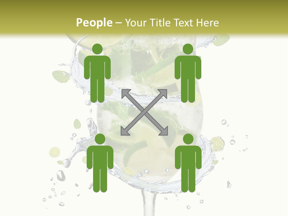 Garnish Ice Splash PowerPoint Template