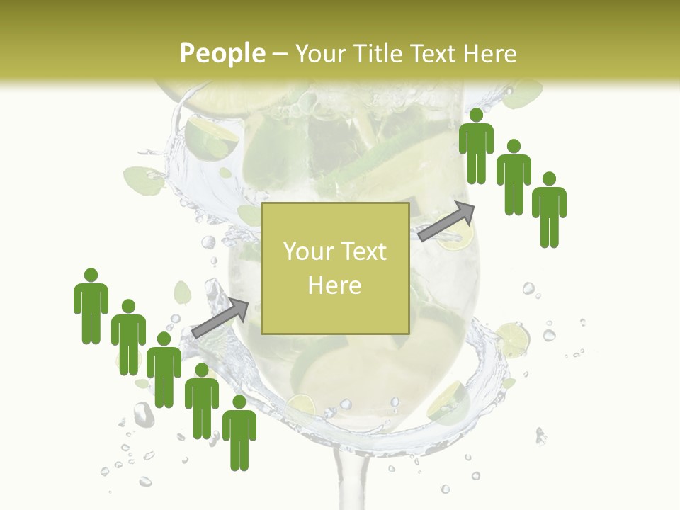 Garnish Ice Splash PowerPoint Template