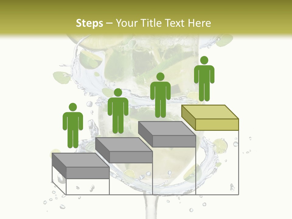 Garnish Ice Splash PowerPoint Template