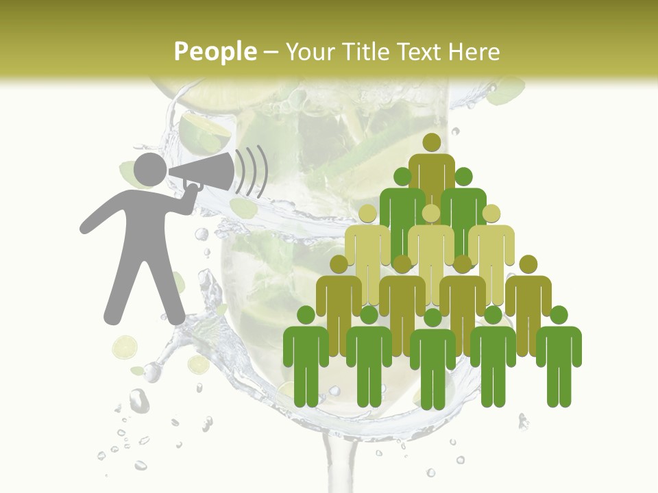 Garnish Ice Splash PowerPoint Template