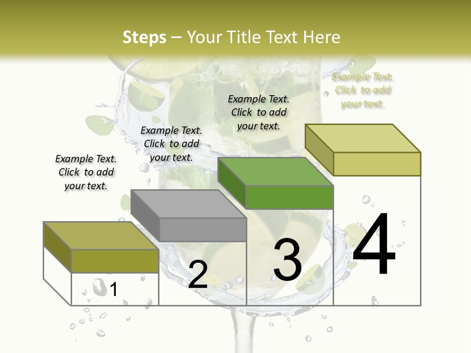 Garnish Ice Splash PowerPoint Template