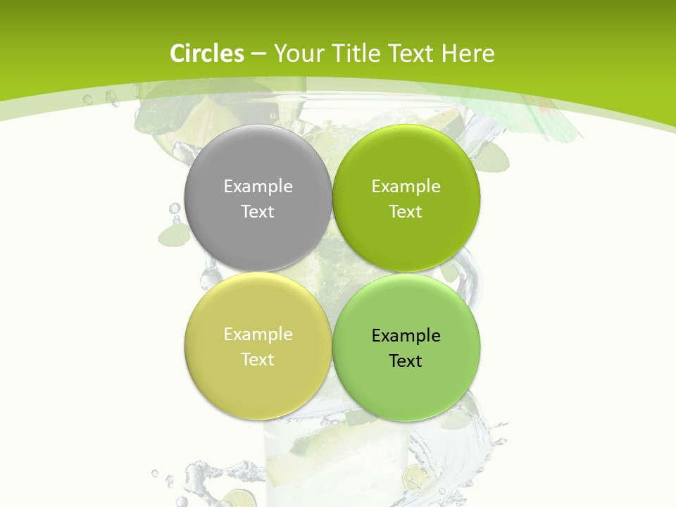 Liquor Mint Lime PowerPoint Template