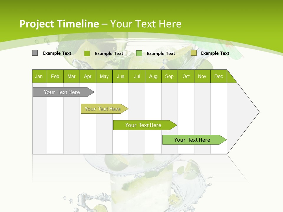 Liquor Mint Lime PowerPoint Template
