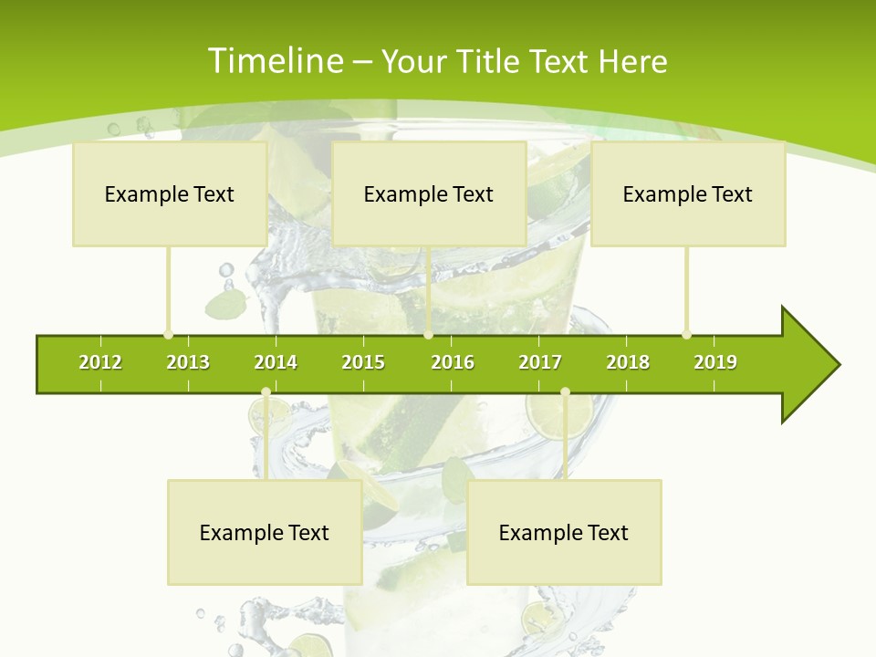 Liquor Mint Lime PowerPoint Template