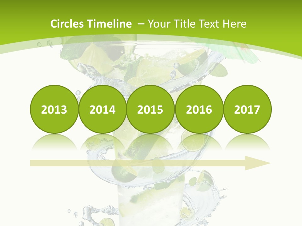 Liquor Mint Lime PowerPoint Template