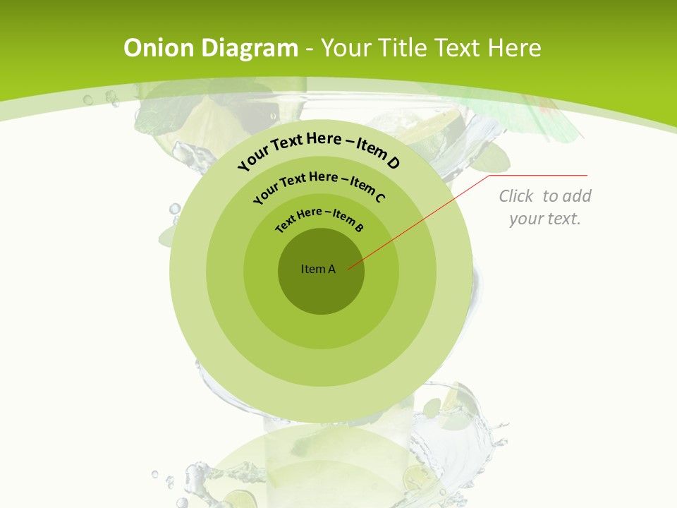 Liquor Mint Lime PowerPoint Template