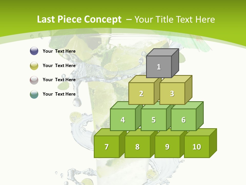 Liquor Mint Lime PowerPoint Template