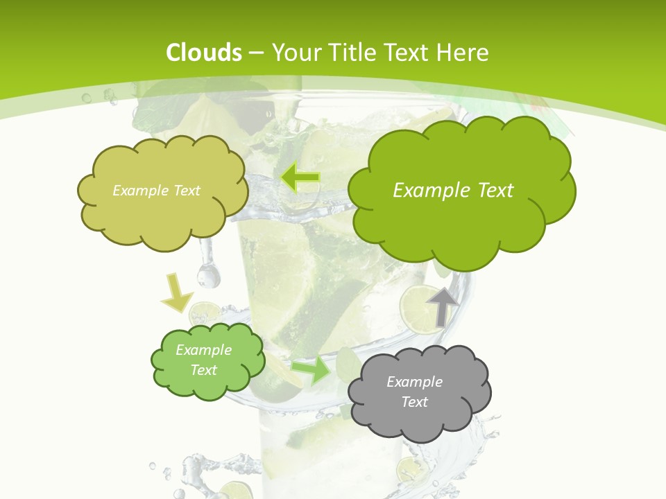 Liquor Mint Lime PowerPoint Template