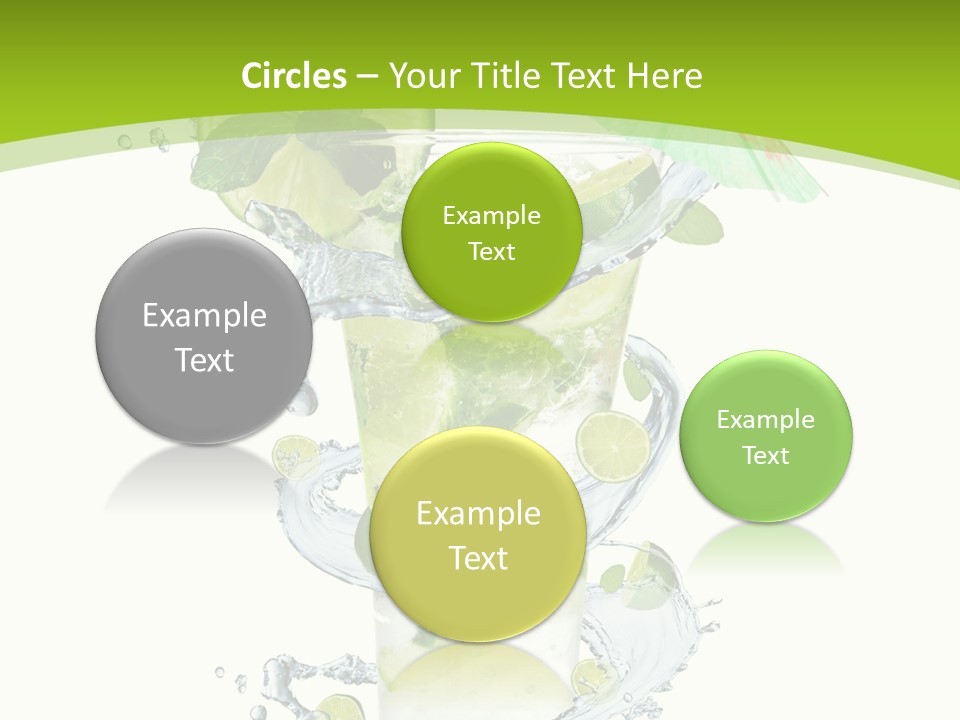 Liquor Mint Lime PowerPoint Template