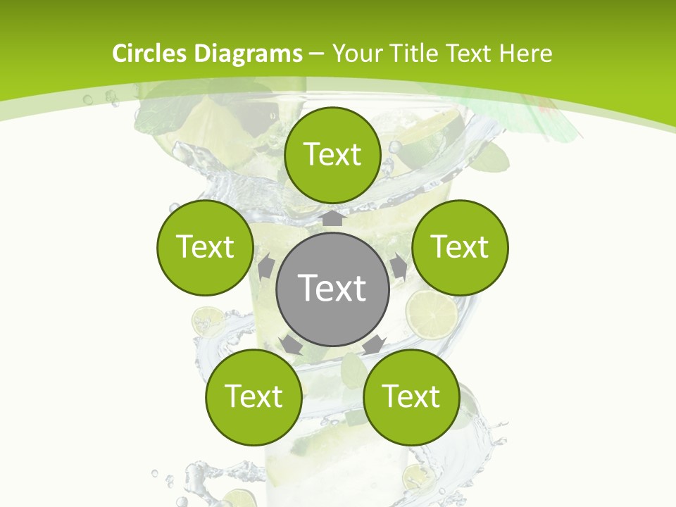 Liquor Mint Lime PowerPoint Template