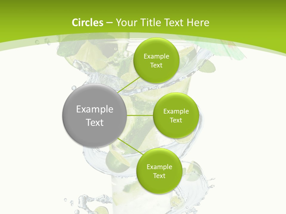 Liquor Mint Lime PowerPoint Template