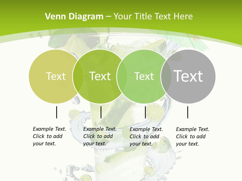Liquor Mint Lime PowerPoint Template