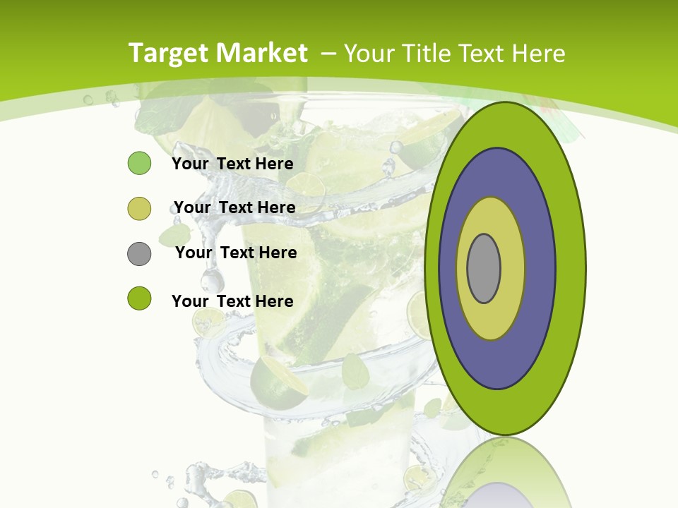 Liquor Mint Lime PowerPoint Template