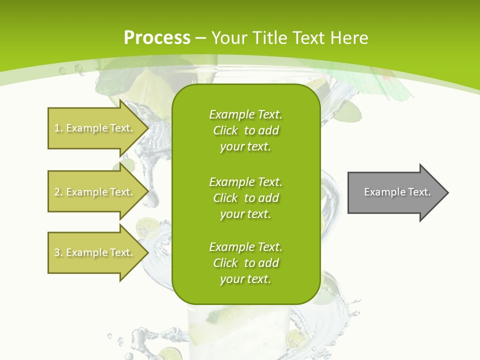 Liquor Mint Lime PowerPoint Template