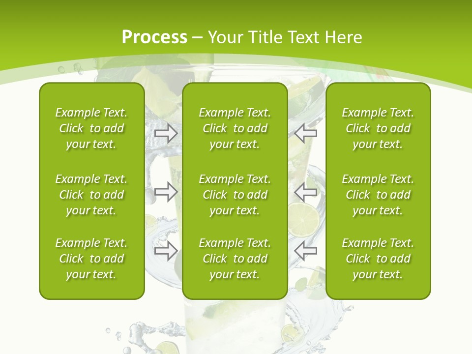 Liquor Mint Lime PowerPoint Template