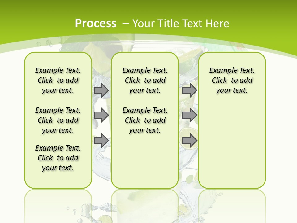 Liquor Mint Lime PowerPoint Template