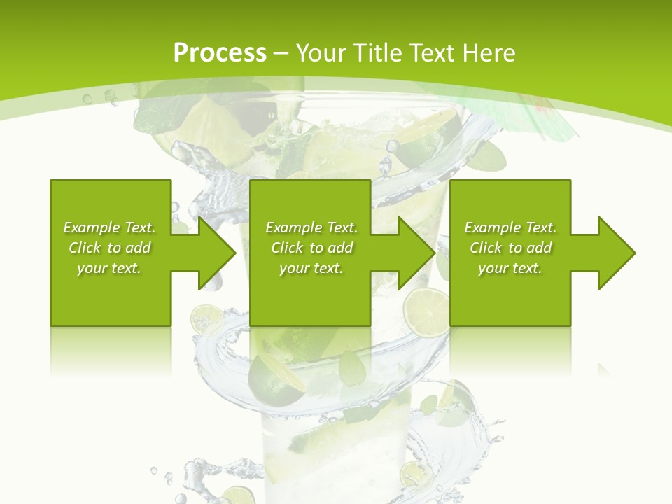 Liquor Mint Lime PowerPoint Template