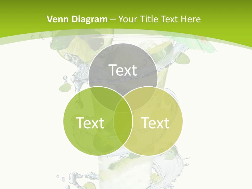Liquor Mint Lime PowerPoint Template