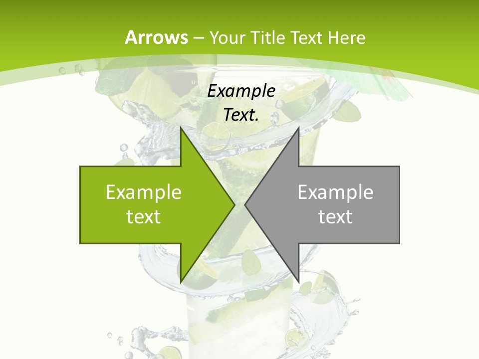 Liquor Mint Lime PowerPoint Template