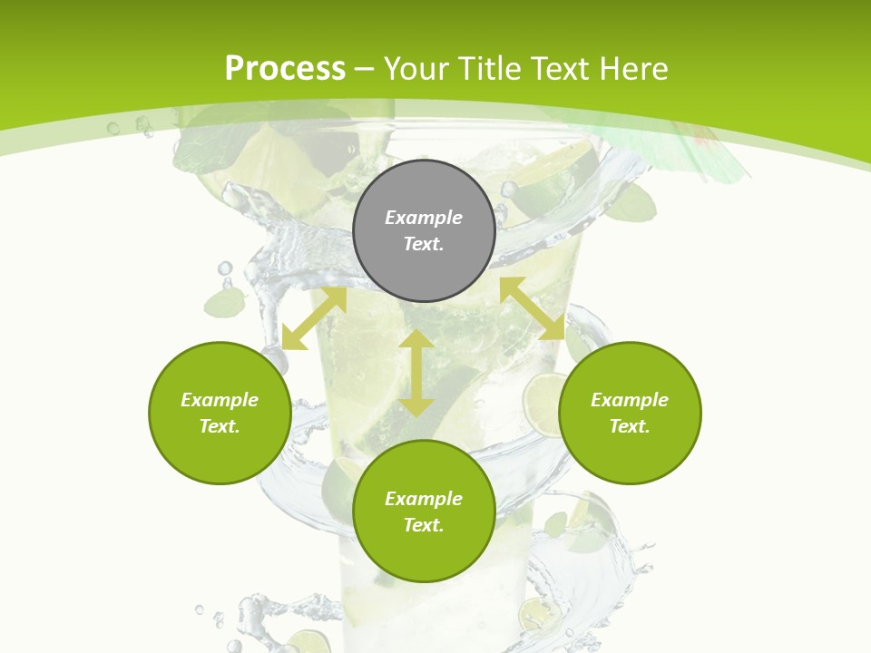 Liquor Mint Lime PowerPoint Template