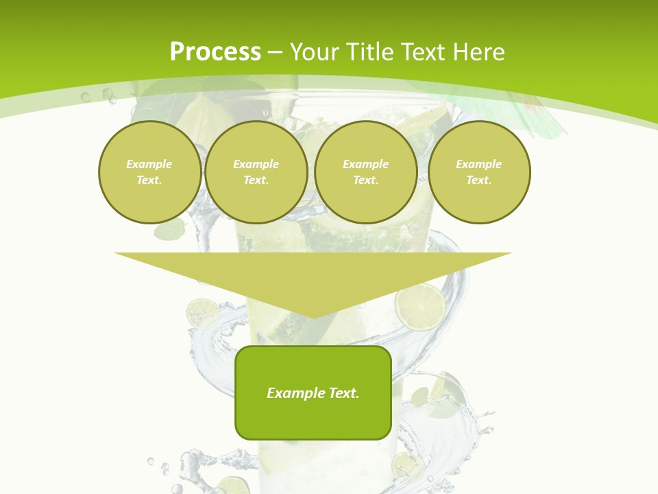 Liquor Mint Lime PowerPoint Template