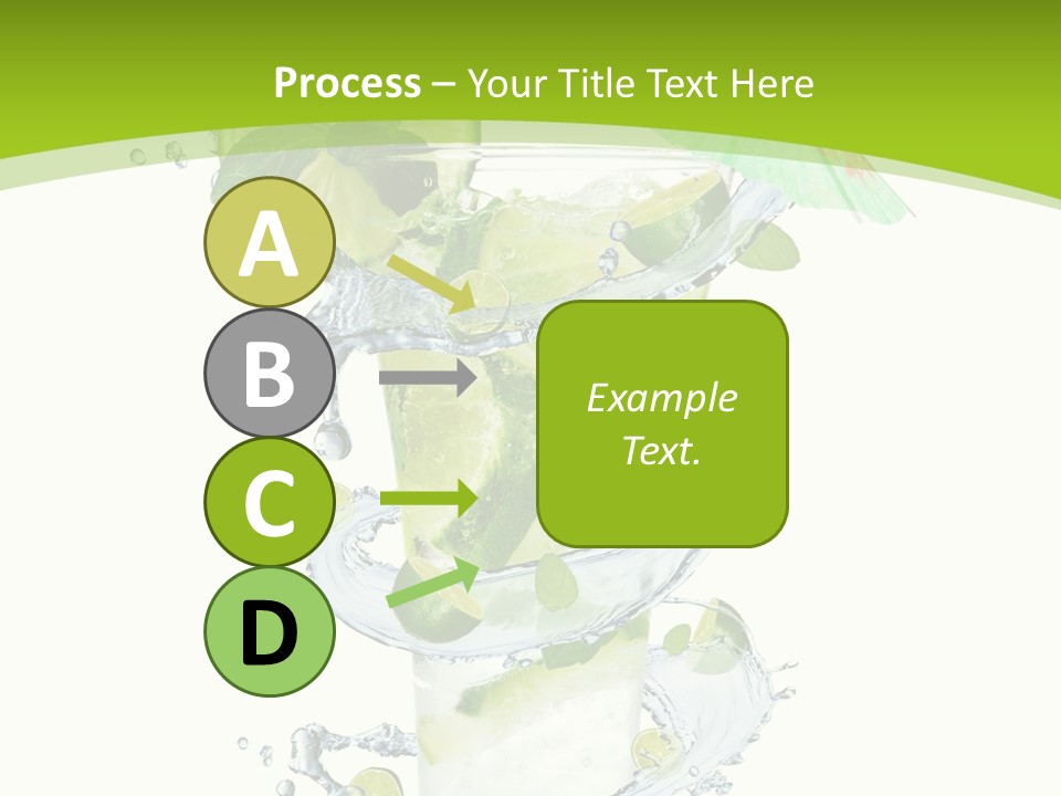 Liquor Mint Lime PowerPoint Template