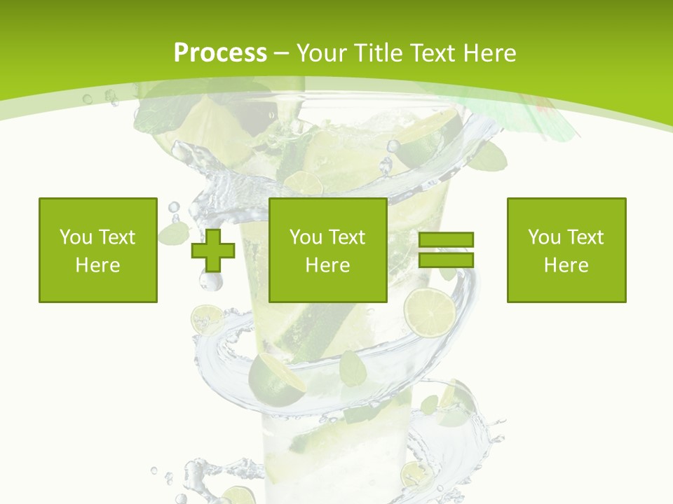 Liquor Mint Lime PowerPoint Template