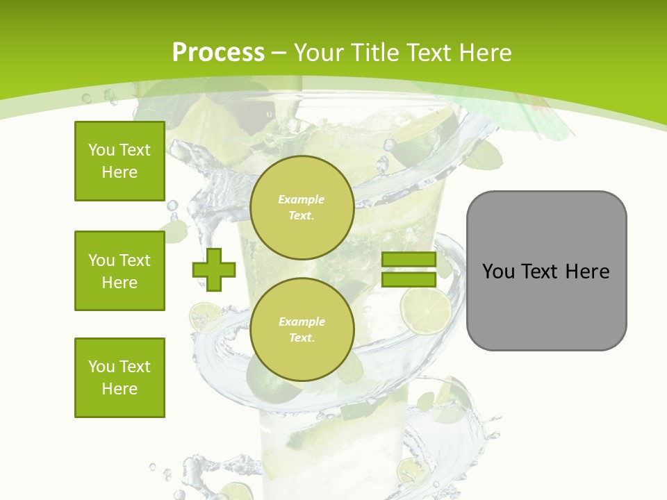 Liquor Mint Lime PowerPoint Template
