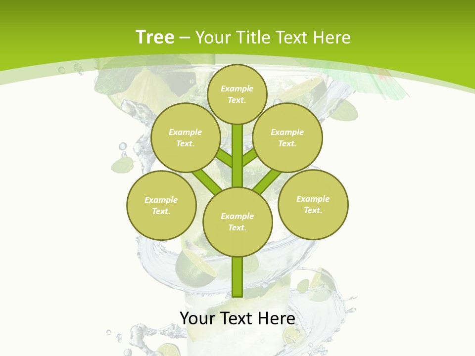 Liquor Mint Lime PowerPoint Template