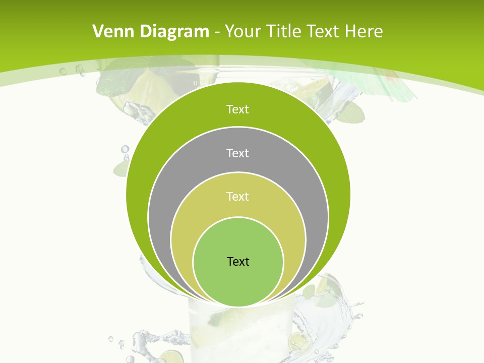 Liquor Mint Lime PowerPoint Template