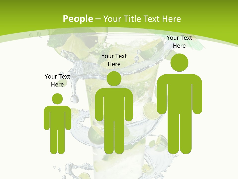 Liquor Mint Lime PowerPoint Template