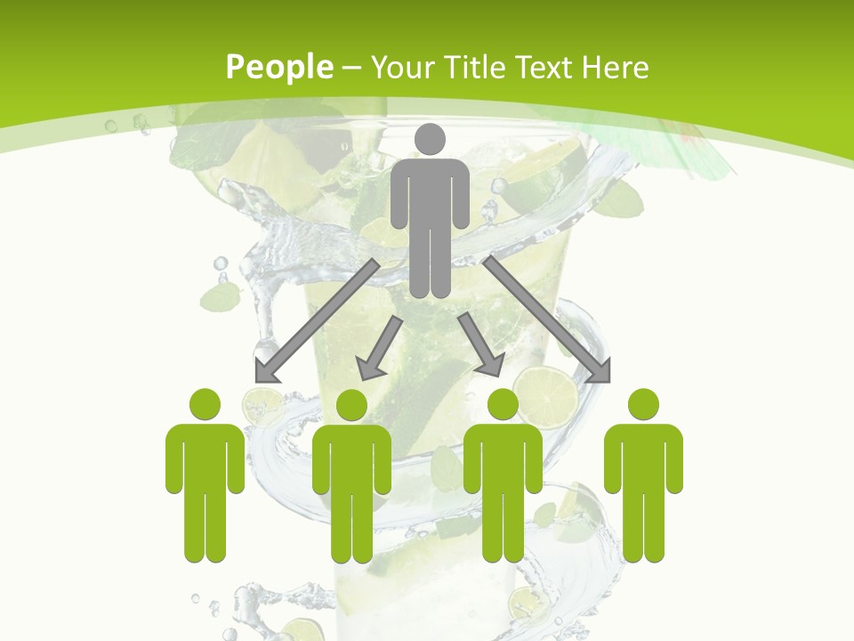 Liquor Mint Lime PowerPoint Template