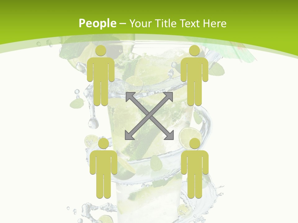 Liquor Mint Lime PowerPoint Template
