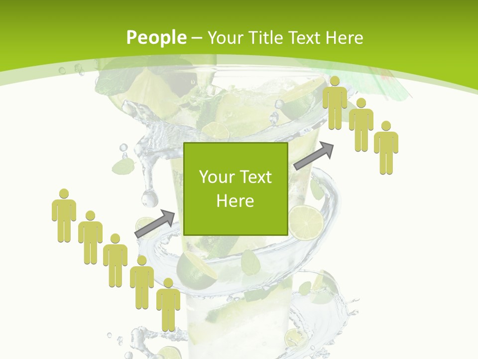 Liquor Mint Lime PowerPoint Template